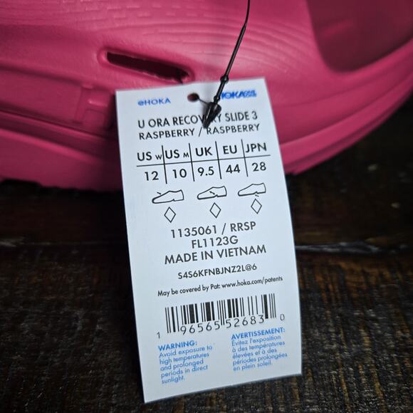 NEW HOKA One One Ora Recovery Slides 3 Mens Size 10 Comfy Sandals Pink Yarrow - Picture 11 of 12